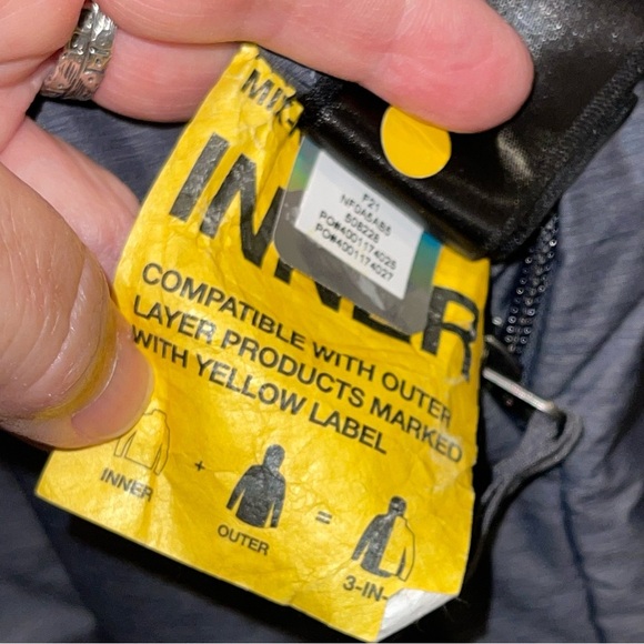 The North Face Reversible Mossbud Swirl Girls Jacket Size XL - Picture 5 of 11